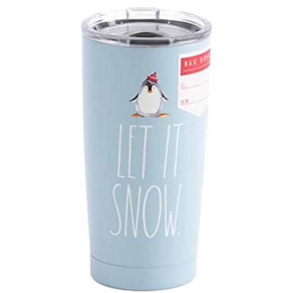 Rae Dunn Other - Rae Dunn Christmas Blue 17oz Tall Tumbler